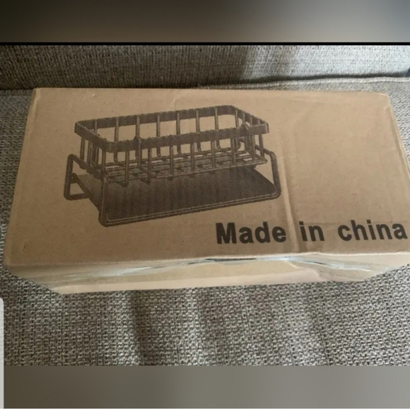 Gray Plastic Sink Caddy Organizer - Gray - Picture 8 of 11